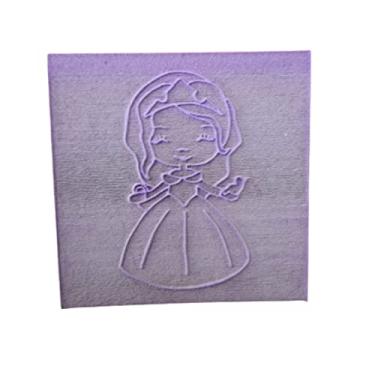 Imagem de B11 carimbo para biscoitos confeitaria artesanato princesa aurora