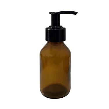 Imagem de Frasco De Vidro Âmbar 100ml Com Válvula Pump (10 Peças)