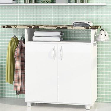 Imagem de Tábua de Passar com Organizador Criativa Notável Móveis Branco