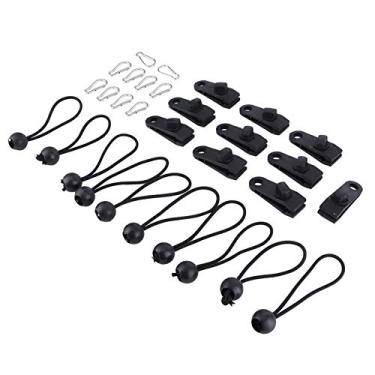 Imagem de Grampo de toldo, cabos elásticos Fácil de instalar e remover Grampo de barraca Resistente e durável Grampo de cobertura para itens de carro Ixing Toldos Lonas, toldos, sacos de dormir