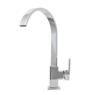 Imagem de Torneira Para Lavatório Bancada Bica Alta Latão Cromado Rdx