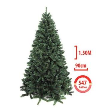 Imagem de Árvore De Natal Super Cheia Verde 1.50 547 Galhos - Italiana Luxo