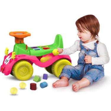 Totoka Bolinha Infantil Motoca Bebe Menina Velotrol Dedoche