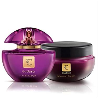 Imagem de Eudora Kit Roxo: Eau de Parfum 75ml+ Creme Acetinado Corporal 250g