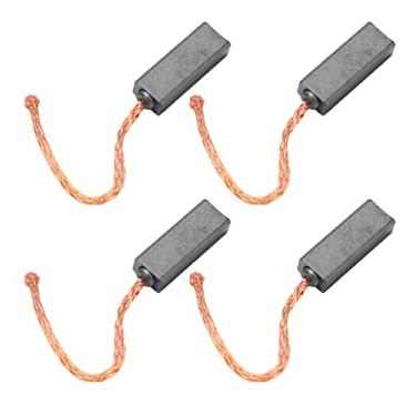 Imagem de Conjunto de escova de alternador regulador de 4 peças conjunto de escovas de alternadores de metal Brx40710 Gerador de substituição de escova de motor elétrico para