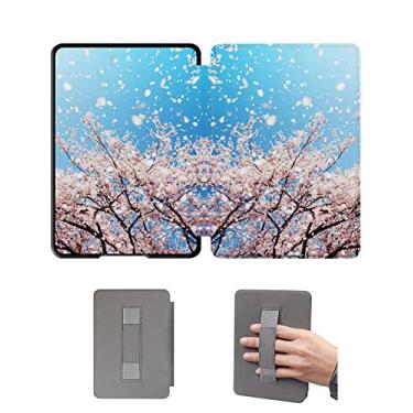 Imagem de Capa protetora de 15 cm para Kindle 11ª geração lançada em 2022 - Capa durável com alça automática despertar/hibernar e de mão (não serve para Kindle Paperwhite 11ª)