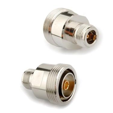 Imagem de DHT Electronics Adaptador coaxial RF N fêmea para conector fêmea 7/16 DIN