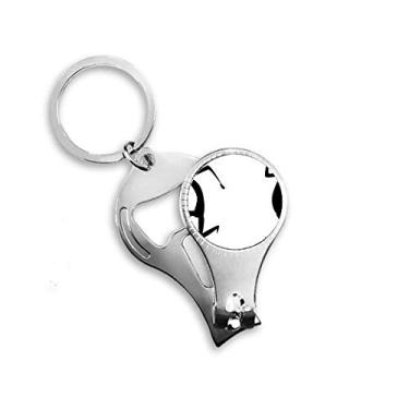 Imagem de Egito Totem Abstrato Fresco Engraçado Alicate de Unha Chaveiro Abridor de Garrafas Cortador