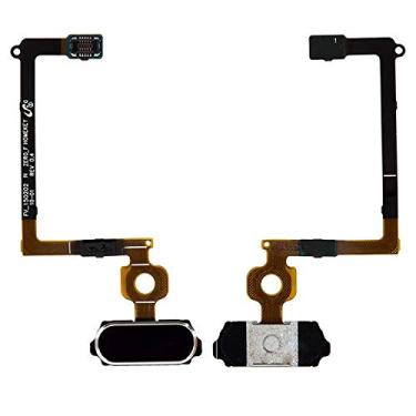 Imagem de Peças de reparo de cabo flexível compatíveis com Samsung G920F Galaxy S6 (botão de menu, azul escuro, com plástico, com componentes)