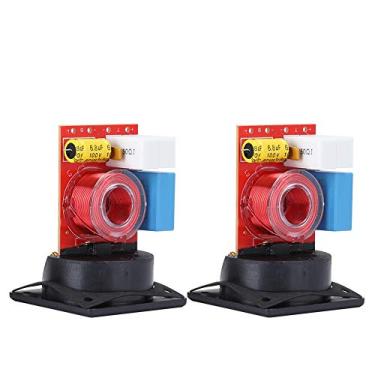 Imagem de Divisor de Frequência, 2PCS Divisor de Frequência 2PCS D222 Divisor de Alta Frequência Baixo Conveniente Usando Filtro Crossover Com Caixa de Fio