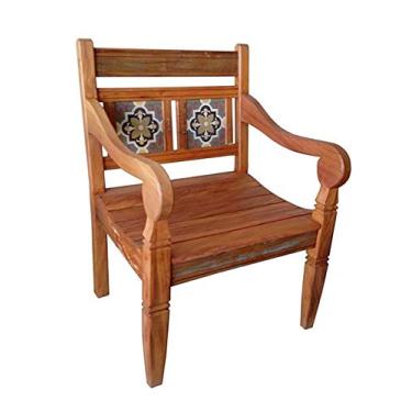 Imagem de Poltrona Rústica Letícia em Madeira de Demolição - Cód 1666