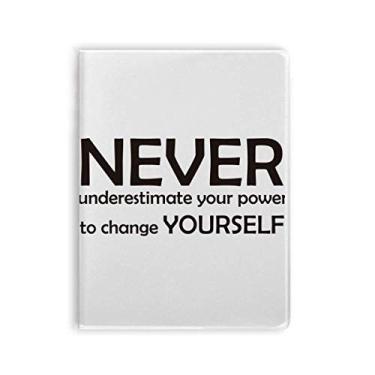 Imagem de Diário de capa macia com a frase You Can Change Yourself