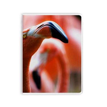 Imagem de Diário de capa macia com estampa de animais selvagens, flamingo, organismo terrestre