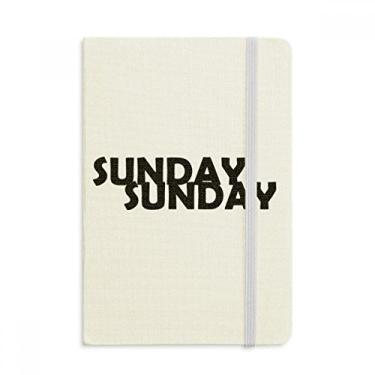 Imagem de Caderno de domingo de personagens elegantes com capa dura de tecido oficial