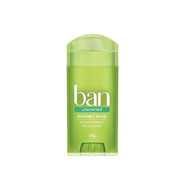 Imagem de Desodorante Antitranspirante Sólido Ban sem Perfume, Branco, Miami, 73 g