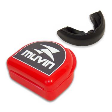 Imagem de Protetor Bucal Profissional Muvin – Moldável – Proteção – Com Estojo – Artes Marciais - Boxe - MMA 