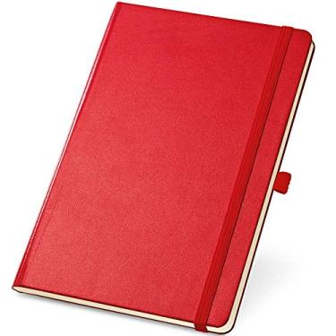 Imagem de Caderneta de Anotações 10x14cm 80 Folhas Sem Pauta (Vermelho)