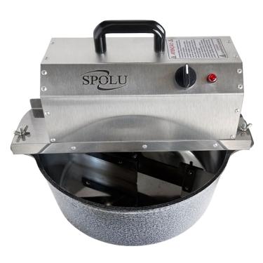 Imagem de Panela Misturela Doceira Mexedora Massa 8 Litros Aço Inox Spolu