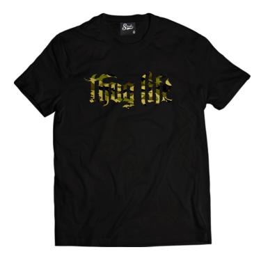 Imagem de Camiseta Skull Clothing Thug Life Masculina-Masculino