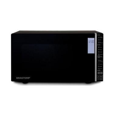 Imagem de Forno De Micro-Ondas Brastemp Espelhado Com Grill 32L Preto Bmg45a