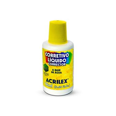 Imagem de Corretivo Liquido Escolar 18ml, Acrilex, 015180519, Branco