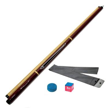 Imagem de Taco de Sinuca Desmontável Cruz de Malta Simples Bordô