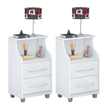 Imagem de Conjunto 2 Criados Topázio Branco