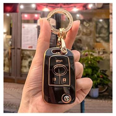 Imagem de Capa De Chave Dobrável Para Carro Em TPU, Apto Para Buick Excelle Encore Enclave Regal Insignia Lacrosse Verano