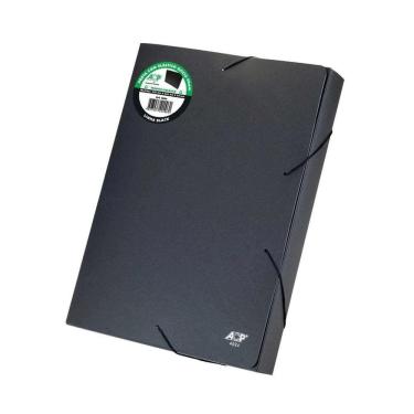 Imagem de Pasta Aba Elastica Plastica Oficio 40Mm Linha Black 10Un.