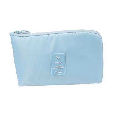 Imagem de HEMOTON saco de armazenamento de viagem mini bolsa de transporte travel bag saco de armazenamento de cabo USB bolsa de carregador fone de ouvido bolsa digital Caixa de armazenamento