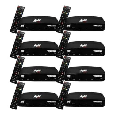 Imagem de Kit 8 Receptor Digital Full Hd Bs9900s Banda C Ou Ku Bedin