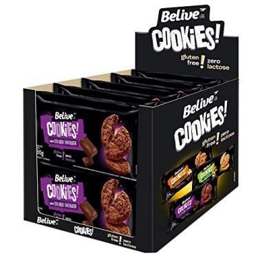 Imagem de DISPLAY Cookie Double Chocolate Sem Gluten Sem Lactose Belive 10 unidades de 80g