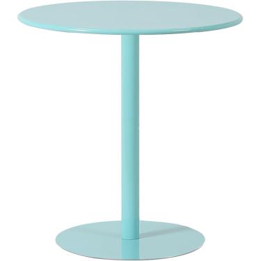Imagem de Mesa de bar redonda, móveis de lazer para bistrô pub, pequenos espaços que economizam para café da manhã na sala de jantar, café, fácil de montar, mais cores, azul, diâmetro 48 cm (18,8 ")