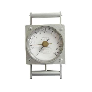 Imagem de Dinamômetro Analógico Força Faixa 1 A 50kg Tração Alumínio Exames Medidor Escapular Instrutherm Certificado Calibração