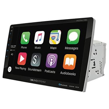 Imagem de Soundstream VRCPAA-106F VRCPAA-106F Unidade de cabeça de DVD duplo DIN de 10,6 polegadas com Bluetooth, Apple CarPlay/Android Auto e tela sensível ao toque flutuante