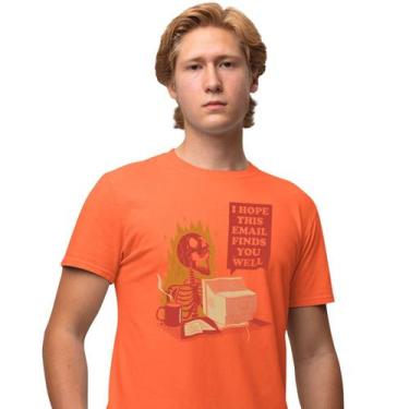 Imagem de Camisa Camiseta Estampada Masculina Em Algodão 30.1 I Hope This Email