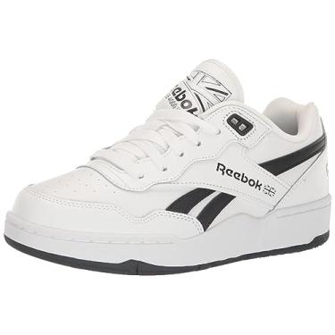 Imagem de Reebok Tênis infantil unissex Bb4000 Ii, Branco/preto/cinza puro, 4 Toddler