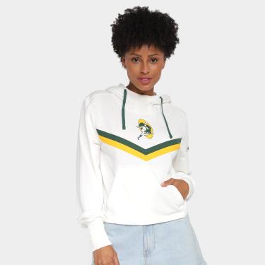 Imagem de Blusa Moletom NFL Green Bay Packers Historic Nike Dri-Fit Com Capuz Feminina-Feminino