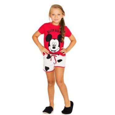 Imagem de PIJAMA MANGA CURTA  EVANILDA MICKEY MOUSE  REF: 49030040  04/10-Feminino