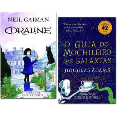 Imagem de Livro Coraline + O Guia Do Mochileiro Das Galáxias - Ilustrado