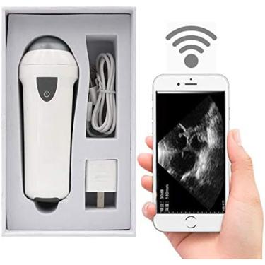 Imagem de O novo scanner de ultrassom portátil sem fio com sonda convexa de 3,5 MHz para porcos, ovelhas, cabras, ultrassom veterinário, testador de grávidas