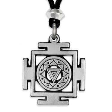 Imagem de Pingente de estanho Kali Yantra da Transformação Deusa Hindu