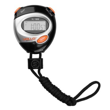 Imagem de Cronômetro Digital Hora Data Alarme Cordão Transporte 1/100 Segundos Vollo