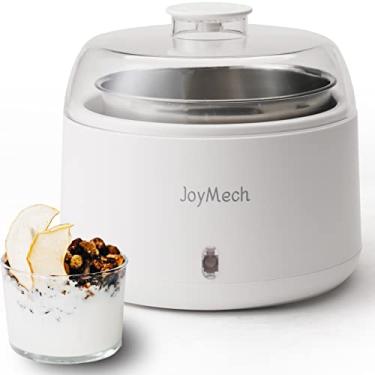 Imagem de JoyMech Máquina de Iogurte Grego Com Controle de Temperatura Constante - Recipiente de Aço Inoxidável, 1,1 Litro Para Iogurte Orgânico Doméstico