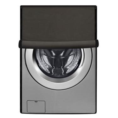 Imagem de CAPA ESTAMPADA PARA MÁQUINA LAVA E SECA SAMSUNG 11 KG WD11J (MARROM)