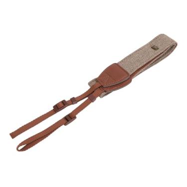 Imagem de Alça de Pescoço retrô para Câmera, Cinto de Pescoço de Câmera Ajustável Universal Vintage, Substituição Confortável de Cinto de Ombro Antiderrapante para Câmera DSLR