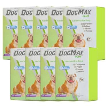 Imagem de DogMax Plus - Ação 4 em 1 - Remédio para pulgas, carrapatos, vermes e sarna 36 Comprimidos 30kg