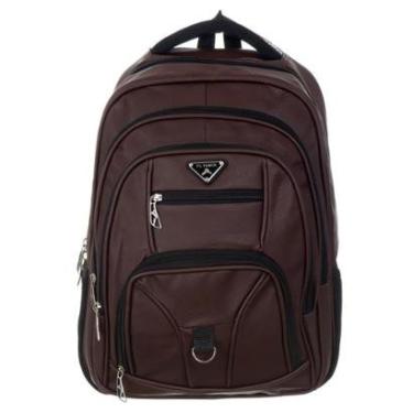 Imagem de Mochila Executiva Para Notebook Viagem Marrom-Masculino