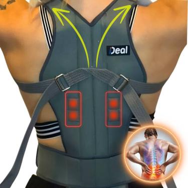 Imagem de Colete Corretor Postural Magnético Unissex Masculino Feminino