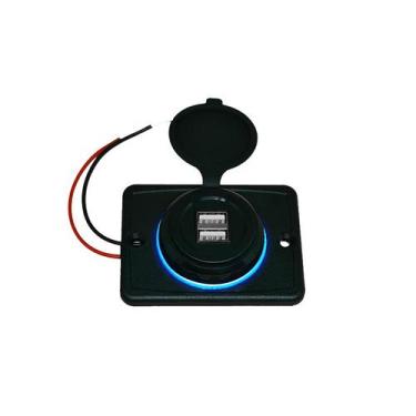 Imagem de Carregador Tomada Usb Veicular Celular Tablet Gps Roadstar RS-110 2UBR